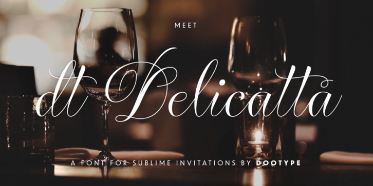 dT Delicatta Font Download