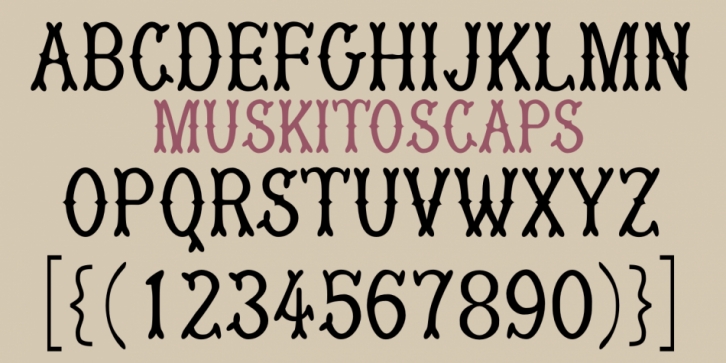 MuskitosCaps Font Download