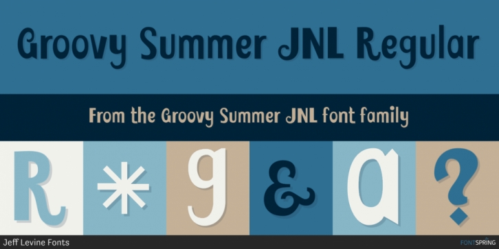 Groovy Summer JNL Font Download