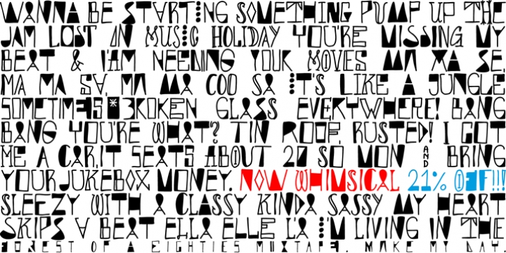Whimsical Musical Font Download