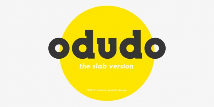 Odudo Slab Font Download