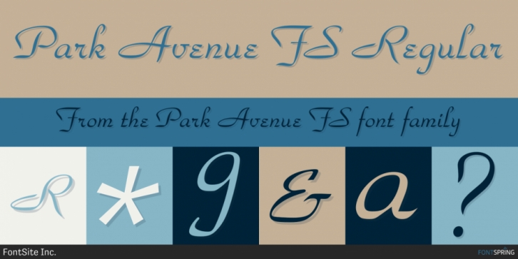 Park Avenue FS Font Download