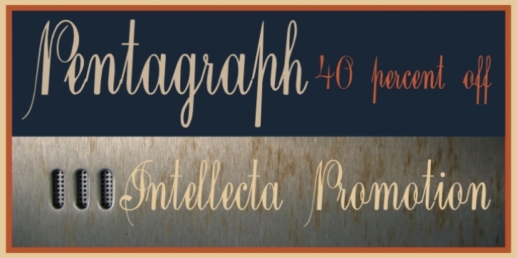 Pentagraph Font Download