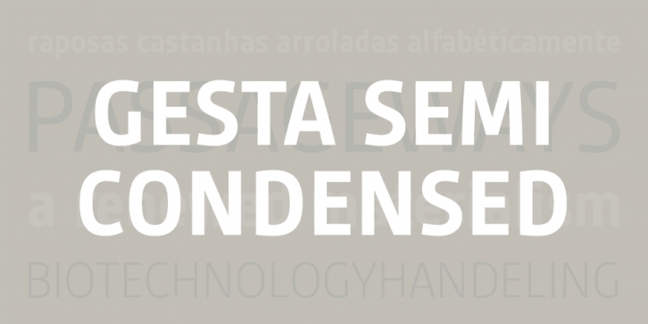 Gesta SemiCondensed Font Download