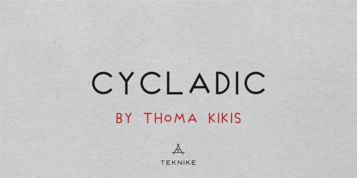 Cycladic Font Download