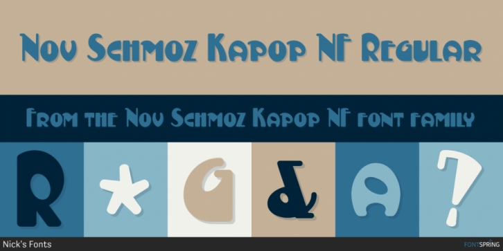 Nov Schmoz Kapop NF Font Download