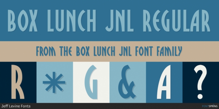 Box Lunch JNL Font Download