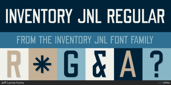Inventory JNL Font Download