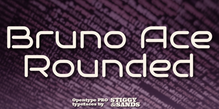 Bruno Ace Pro Rounded Font Download