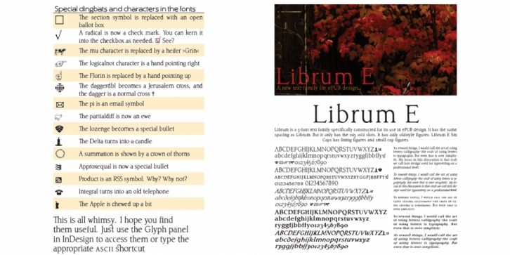 Librum E Font Download