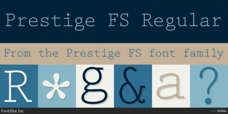 Prestige FS Font Download