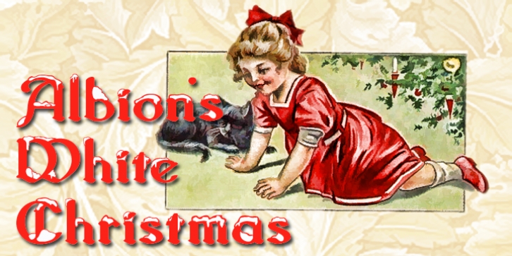 Albion's White Christmas Font Download