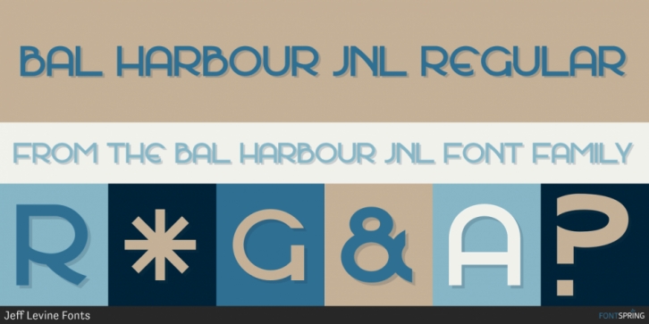 Bal Harbour JNL Font Download
