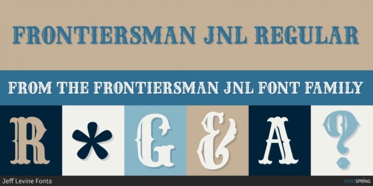 Frontiersman JNL Font Download