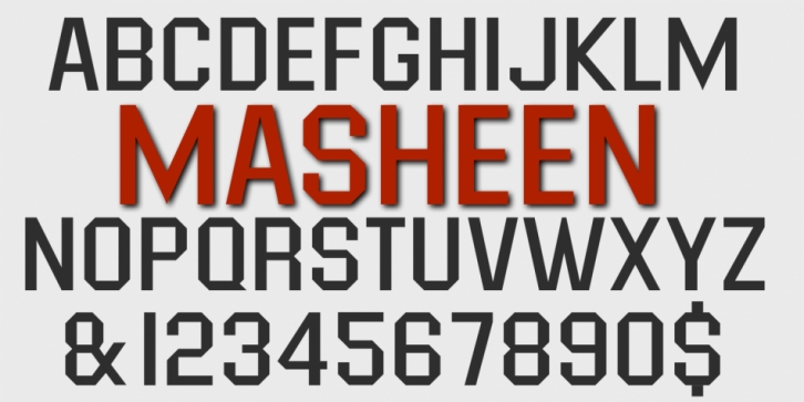 Masheen Font Download