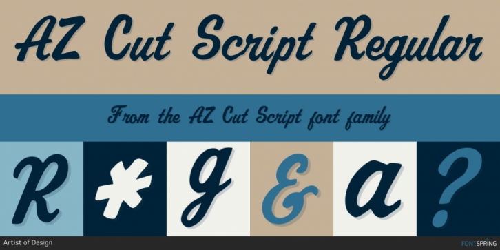 AZ Cut Script Font Download