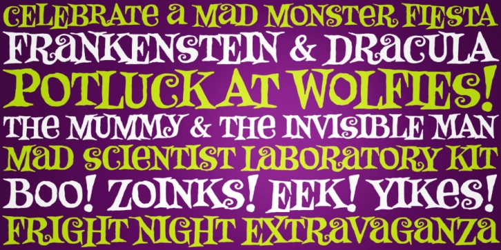 Monster Fiesta PB Font Download