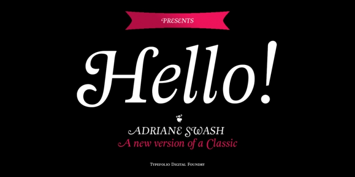 Adriane Swash Font Download