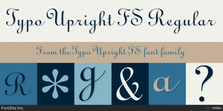 Typo Upright FS Font Download