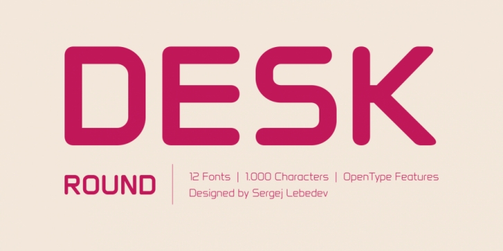 Desk Round Font Download