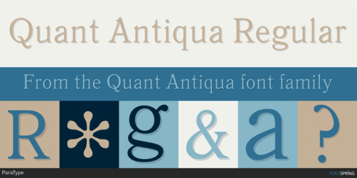 Quant Antiqua Font Download