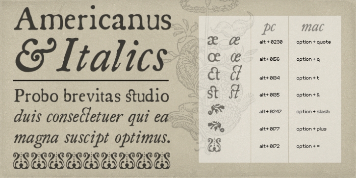 Americanus Pro Font Download