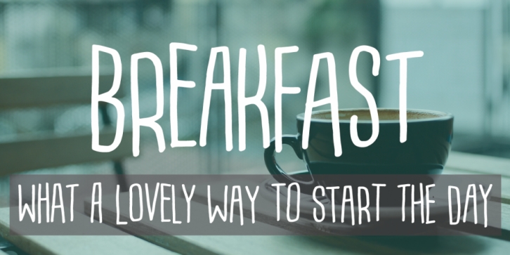 Breakfast Font Download