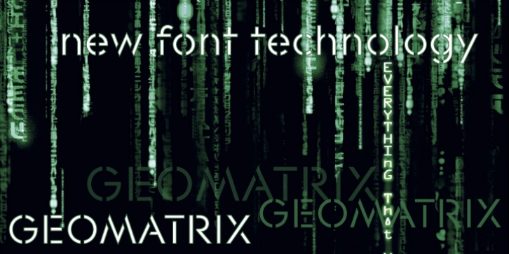 Geomatrix Font Download