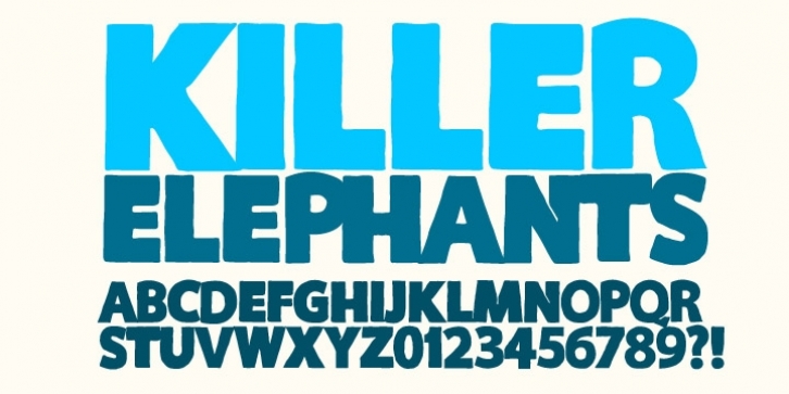 KILLER ELEPHANT Font Download