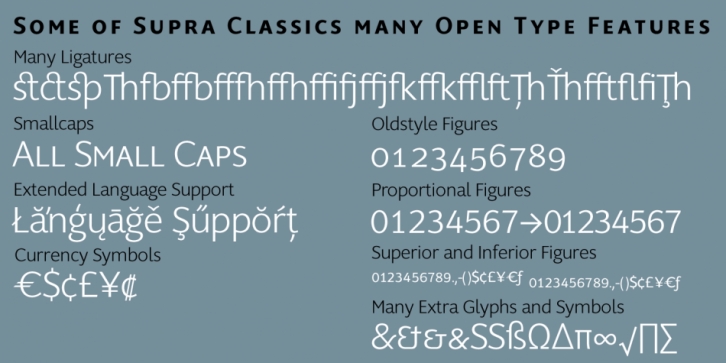 Supra Classic Font Download