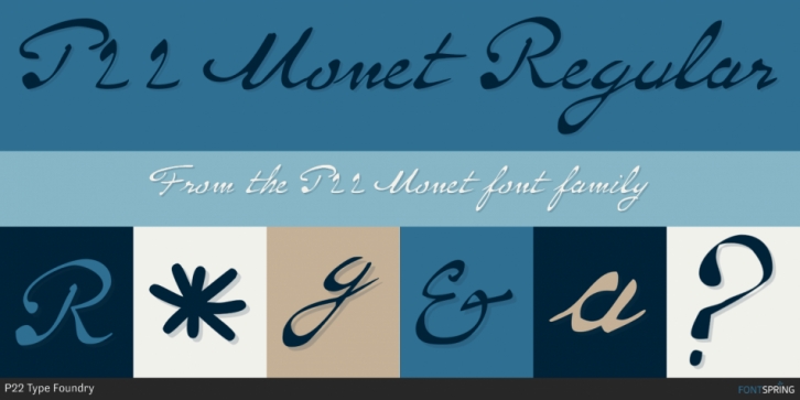 P22 Monet Font Download