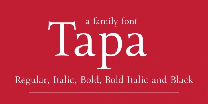 Tapa Font Download