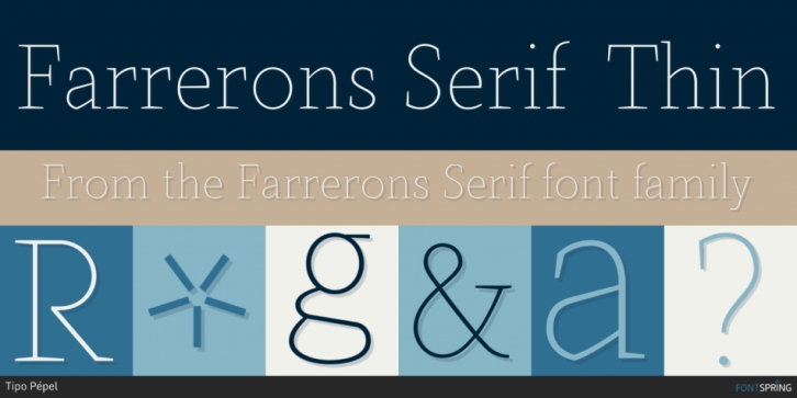 Farrerons Serif Font Download