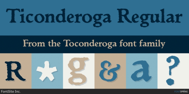 Toconderoga Font Download