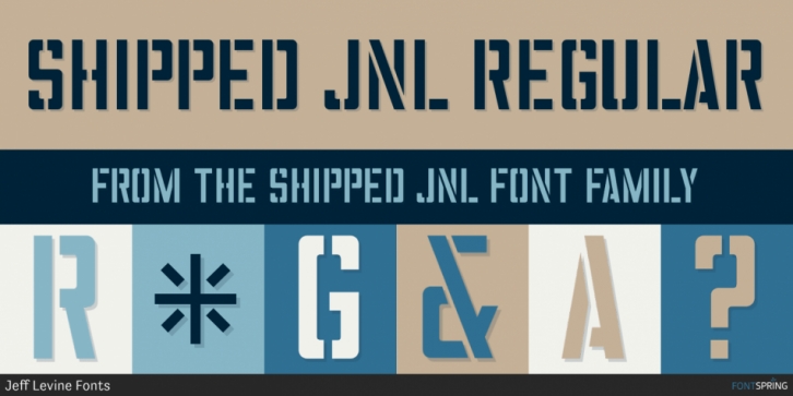 Shipped JNL Font Download