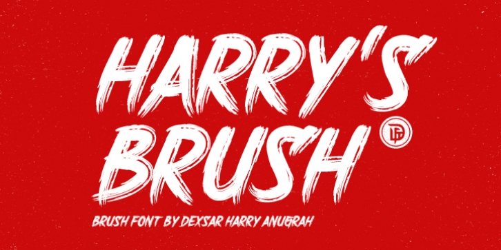 DHF Harrys Brush Font Download