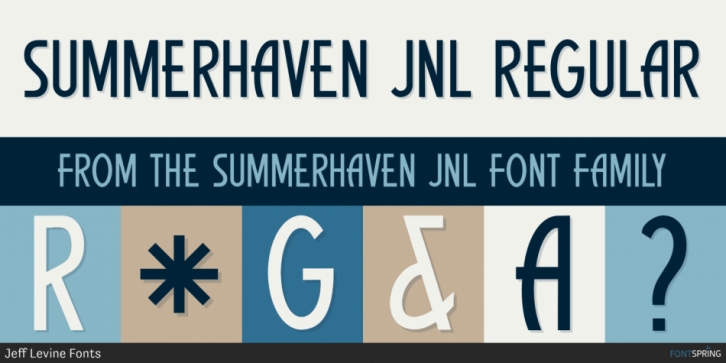 Summerhaven JNL Font Download