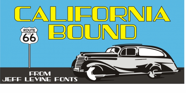 California Bound JNL Font Download