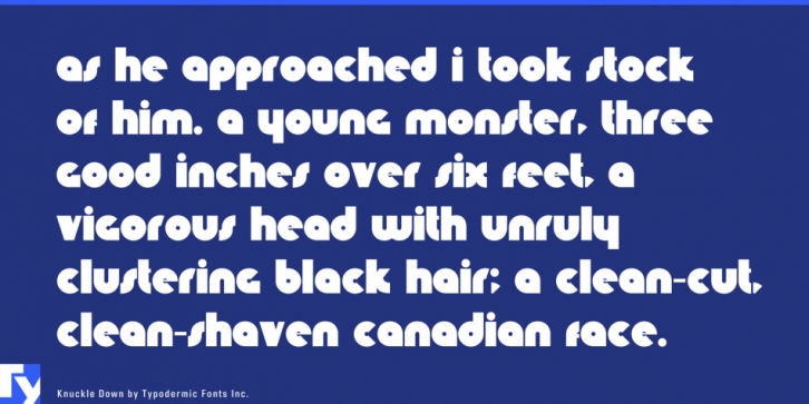 Knuckle Down Font Download