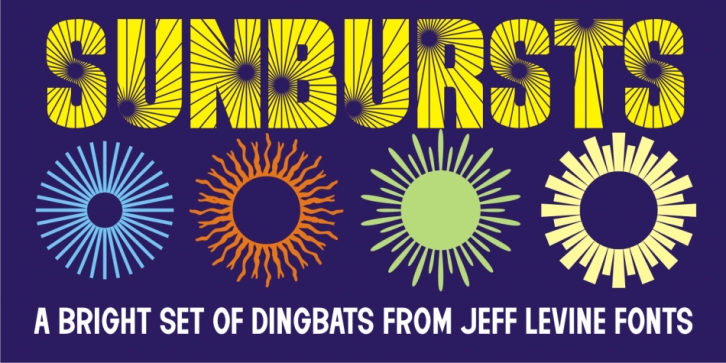 Sunbursts JNL Font Download