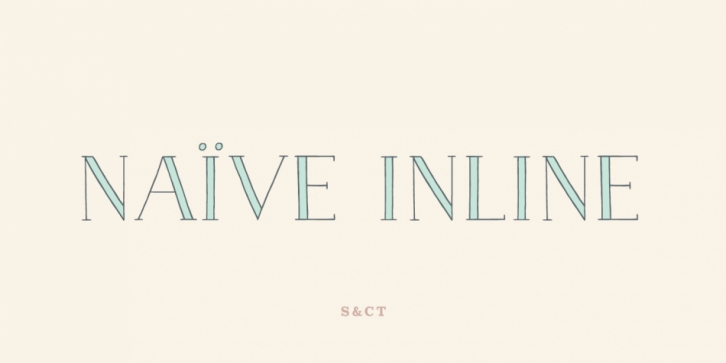 Naive Inline Font Download