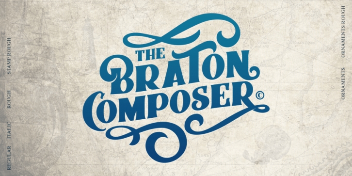 Braton Composer Font Download