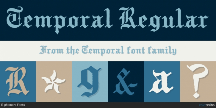 Temporal Font Download