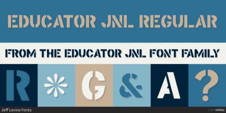 Educator JNL Font Download