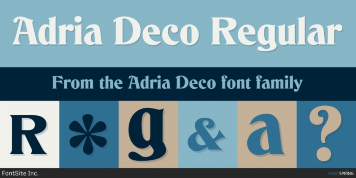 Adria Deco Font Download