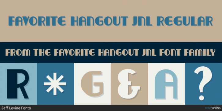 Favorite Hangout JNL Font Download