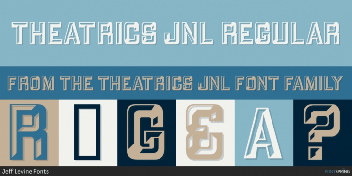 Theatrics JNL Font Download