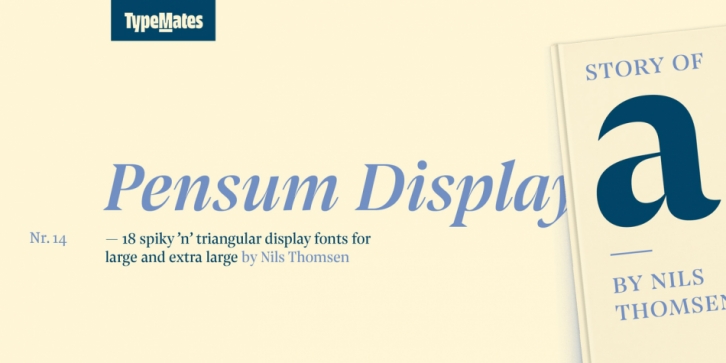 Pensum Display Font Download