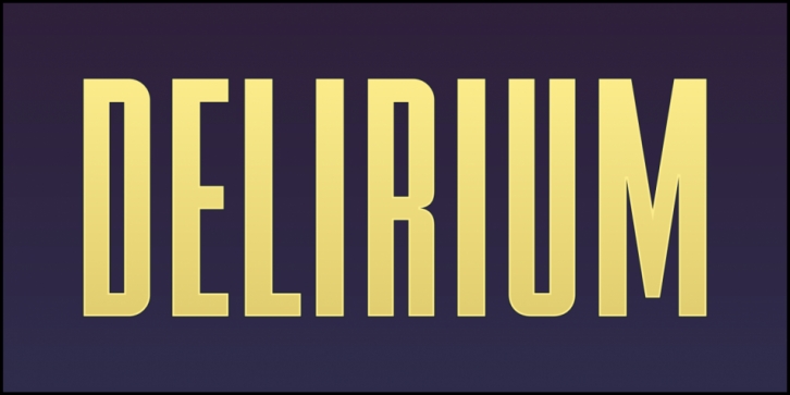 FTY DELIRIUM Font Download