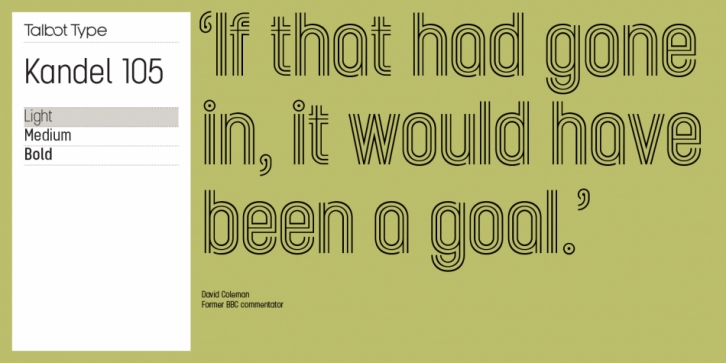 Kandel 105 Font Download